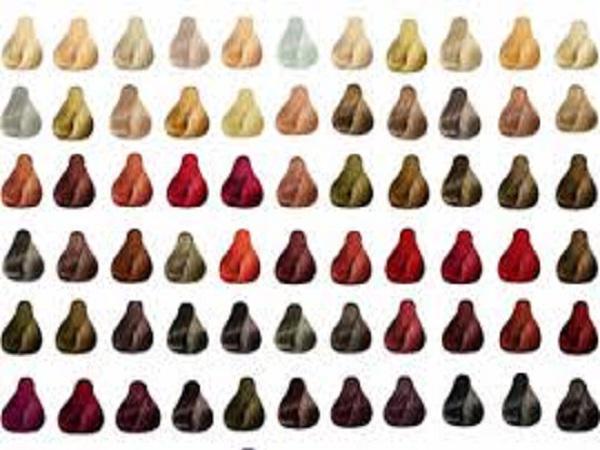 ست انواع رنگ مو