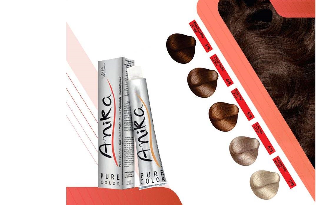 فروش عمده رنگ مو آنیکا