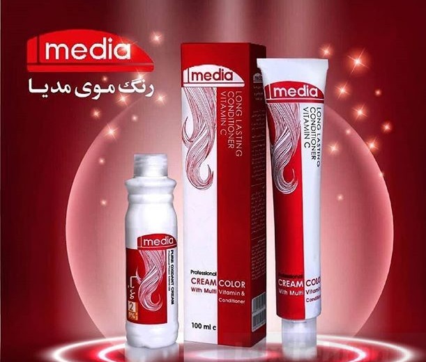 خرید عمده رنگ مو مدیا