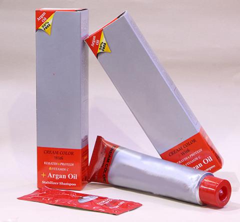 وزن استاندارد برای بسته بندی رنگ مو