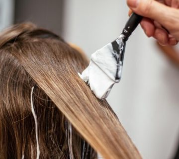 رنگ مو نسکافه ای بدون امونیاک