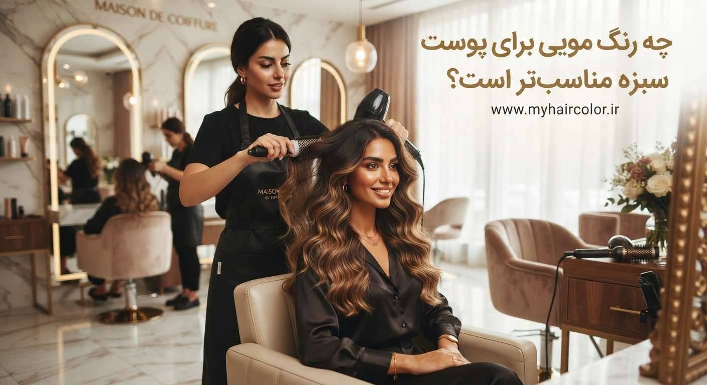 چه رنگ مویی برای پوست سبزه مناسب‌تر است